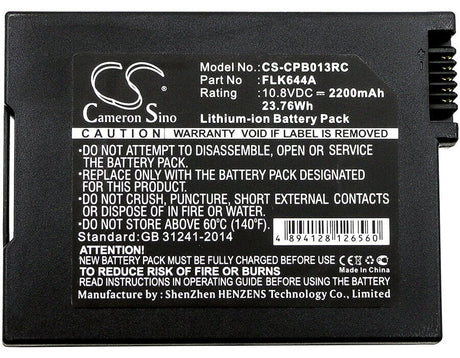 10.8V, Li-ion, 2200mAh, Cable Modem battery fits Ubee, Pegatron, Cisco, Foxlink, Netgear, 4033435, Dpq3212, Dpq3925, 23.76Wh Cable Modem Cameron Sino Technology Limited