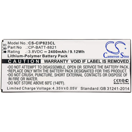 3.8V, Li-Polymer, 2400mAh, Cordless Phone battery fits Cisco, 74-102376-01, Cp-8821, Cp-8821-ex-k9-bun, 9.12Wh Cordless Phone Cameron Sino Technology Limited (Cordless Phone)