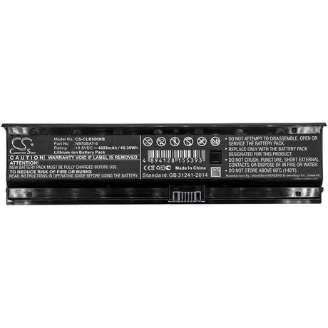 Battery For Cjscope, Qx-350 Rx, Clevo, Nb50tj1 10.8v, 4200mah - 45.36wh Notebook, Laptop Cameron Sino Technology Limited   