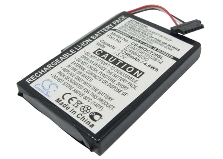 3.7V, Li-ion, 1250mAh, GPS battery fits Pioneer, Mitac, Clarion, Medion, Bplp1200 11-b0001mx, Map 770, Map770, 4.63Wh GPS, Navigator Cameron Sino Technology Limited