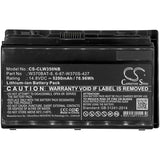 Battery For Clevo, G508ii, K590s, K590s-i7 14.8v, 5200mah - 76.96wh Notebook, Laptop Cameron Sino Technology Limited   