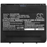Battery For Clevo, X8100 14.8v, 4400mah - 65.12wh Notebook, Laptop Cameron Sino Technology Limited (Suspended)