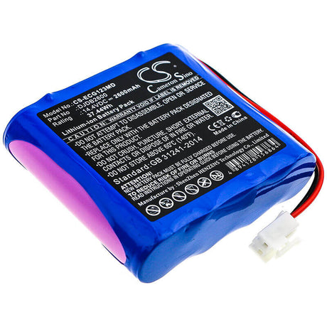 14.4V, Li-ion, 2600mAh, Medical battery fits Cmics, Djdb2600, Ecg-1230s, Ecg-1230t, 37.44Wh Medical Cameron Sino Technology Limited (Medical)
