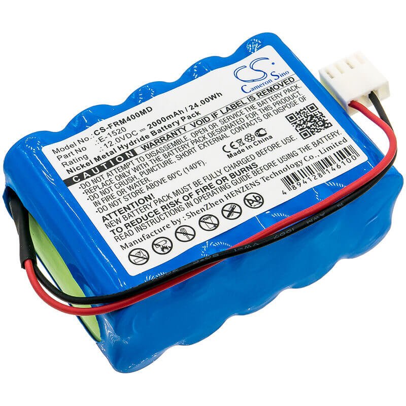 12.0V, Ni-MH, 2000mAh, Medical battery fits Fresenius, Codan, 120049, Argus 707 V Volumetric Pump, Infusion Pump Argus 707, 24.00Wh Medical Cameron Sino Technology Limited (Medical)