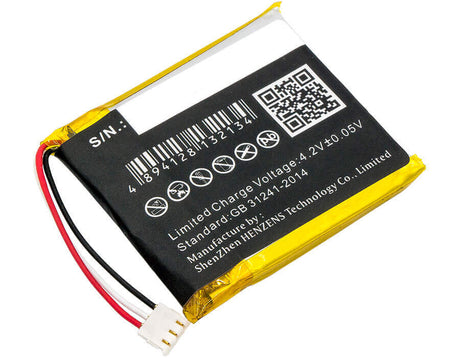 3.8V, Li-Polymer, 450mAh, Smartwatch battery fits Codio, W801, K8, T8, 1.71Wh Smartwatch Cameron Sino Technology Limited