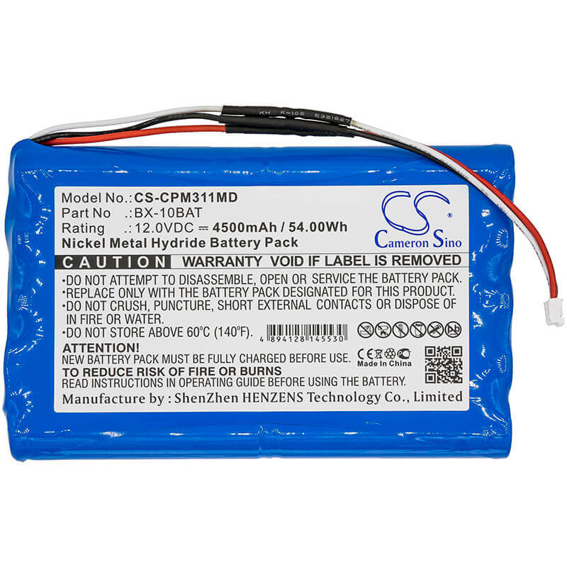 Medical Battery For Colin Medical, Press-mate Pal 3110, Press-mate Pal 3110p 12v, 4500mah - 54.00wh Medical Cameron Sino Technology Limited (Medical)