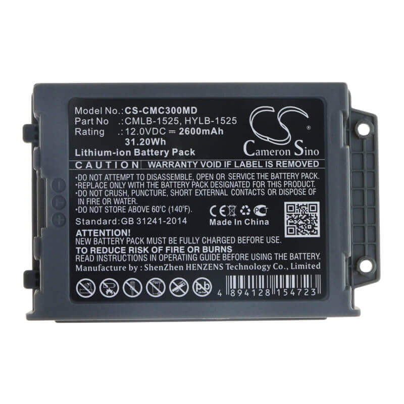 12.0V, Li-ion, 2600mAh, Medical battery fits Comen, 022-000033-00, C30, C90, 31.20Wh Medical Cameron Sino Technology Limited (Medical)
