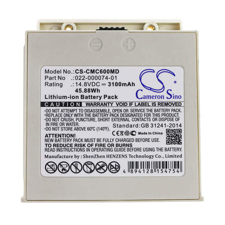 14.8V, Li-ion, 3100mAh, Medical battery fits Comen, 022-000074-01, C60, 45.88Wh Medical Cameron Sino Technology Limited (Medical)