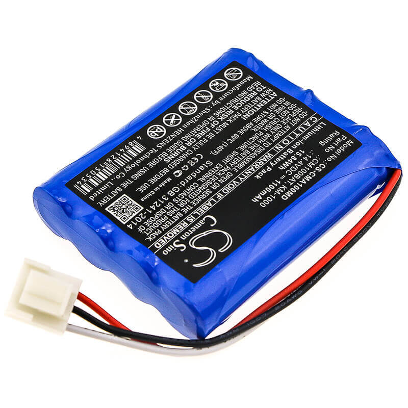 14.4V, Li-ion, 1100mAh, Medical battery fits Comen, Cm100bat, Cm100, Cm300, 15.84Wh Medical Cameron Sino Technology Limited (Medical)
