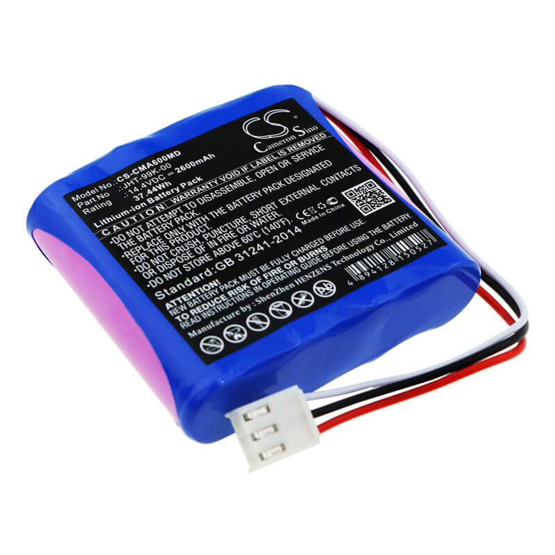 14.4V, Li-ion, 2600mAh, Medical battery fits Comen, Jht-99k-00, Cm600, Cm-600, 37.44Wh Medical Cameron Sino Technology Limited (Medical)