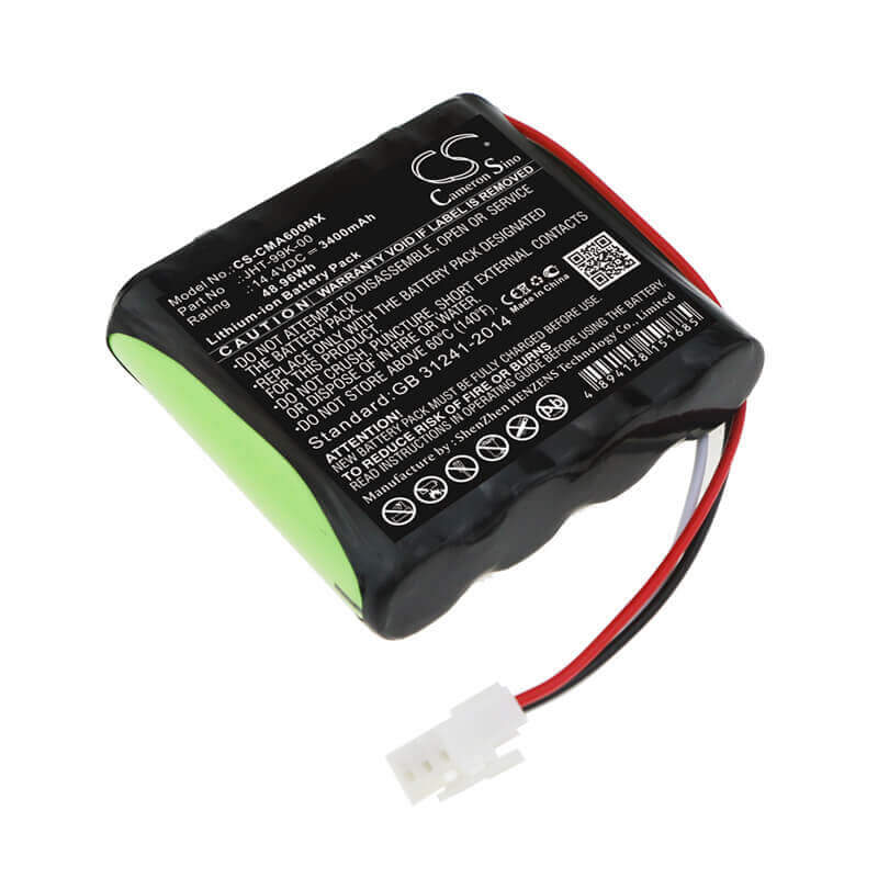 14.4V, Li-ion, 3400mAh, Medical battery fits Comen, Jht-99k-00, Cm600, Cm-600, 48.96Wh Medical Cameron Sino Technology Limited (Medical)