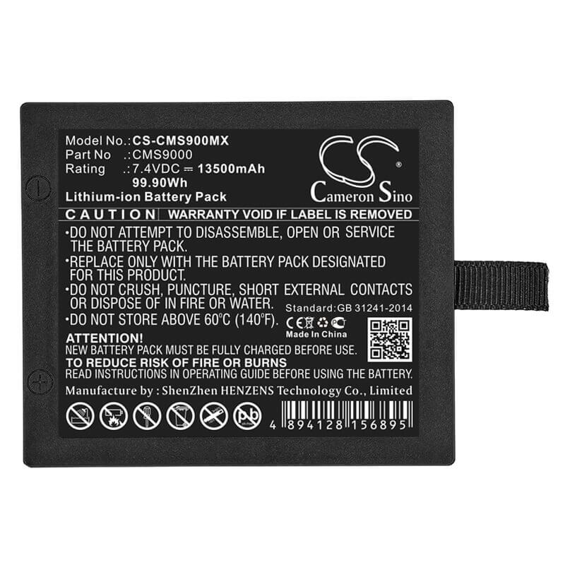 7.4V, Li-ion, 13500mAh, Medical battery fits Dhrm, Contec, Trismed, 855183p, Cms7000, Cms7000 Patient Monitor, 99.90Wh Medical Cameron Sino Technology Limited (Medical)
