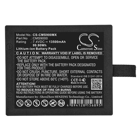 7.4V, Li-ion, 13500mAh, Medical battery fits Dhrm, Contec, Trismed, 855183p, Cms7000, Cms7000 Patient Monitor, 99.90Wh Medical Cameron Sino Technology Limited (Medical)