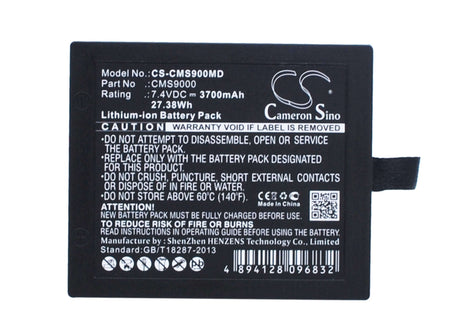 7.4V, Li-ion, 3700mAh, Medical battery fits Contec, Dhrm, Trismed, 855183p, Cms7000, Cms7000 Patient Monitor, 27.38Wh Medical Cameron Sino Technology Limited (Medical)