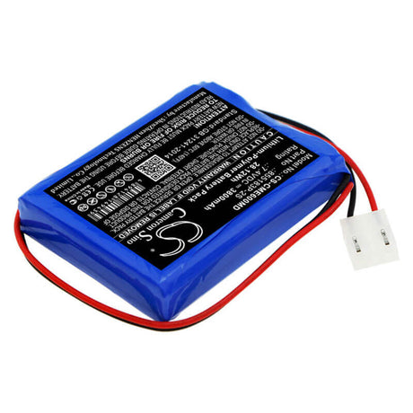 7.4V, Li-Polymer, 3800mAh, Medical battery fits Contec, 855183p-2s, Ecg-600g, 28.12Wh Medical Cameron Sino Technology Limited (Medical)