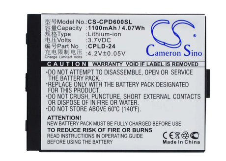 3.7V, Li-ion, 1100mAh, SmartPhone battery fits Coolpad, Cpld-24, 2938, D60, 4.07Wh Mobile, SmartPhone Cameron Sino Technology Limited (Smartphone)
