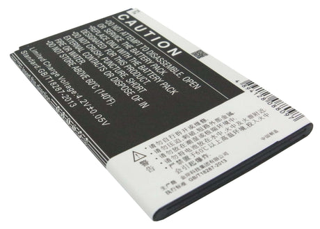 3.7V, Li-ion, 1500mAh, SmartPhone battery fits Coolpad, Cpld-123, 5200, 5.55Wh Mobile, SmartPhone Cameron Sino Technology Limited (Suspended)