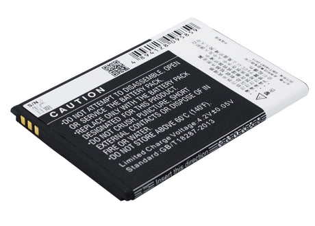 3.7V, Li-ion, 1500mAh, SmartPhone battery fits Coolpad, Cpld-106, 5213, 5216d, 5.55Wh Mobile, SmartPhone Cameron Sino Technology Limited (Smartphone)