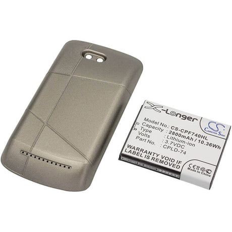 3.7V, Li-ion, 2800mAh, SmartPhone battery fits Coolpad, Metropcs, Cpld-74, 5860, 5860e, 10.36Wh Mobile, SmartPhone Cameron Sino Technology Limited (Smartphone)