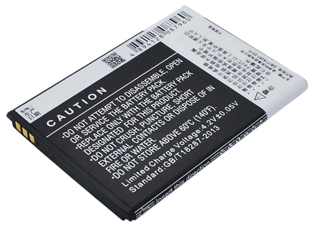 3.7V, Li-ion, 1300mAh, SmartPhone battery fits Coolpad, Cpld-94, 5210s, 7011, 4.81Wh Mobile, SmartPhone Cameron Sino Technology Limited (Suspended)