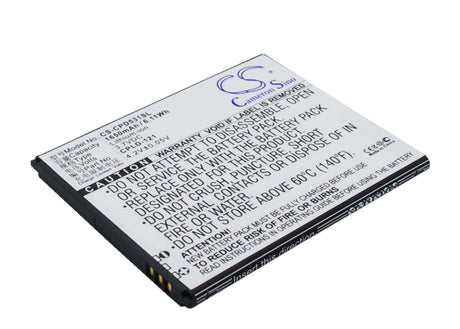 3.7V, Li-ion, 1650mAh, SmartPhone battery fits Coolpad, Cpld-121, 5311, 7251, 6.11Wh Mobile, SmartPhone Cameron Sino Technology Limited (Smartphone)