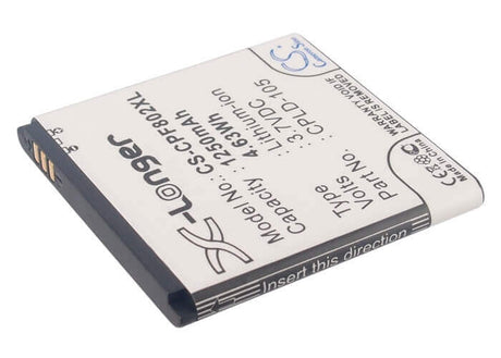 3.7V, Li-ion, 1250mAh, SmartPhone battery fits Coolpad, Cpld-105, 8020+, 4.63Wh Mobile, SmartPhone Cameron Sino Technology Limited (Suspended)
