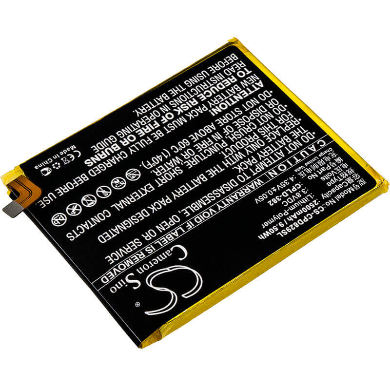3.8V, Li-Polymer, 2500mAh, SmartPhone battery fits Coolpad, Cpld-382, 8298, 8298-a01, 9.5Wh Mobile, SmartPhone Cameron Sino Technology Limited (Smartphone)