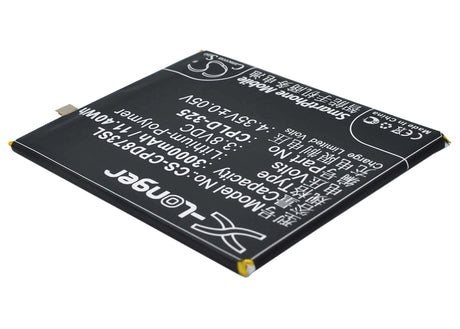 3.8V, Li-Polymer, 3000mAh, SmartPhone battery fits Coolpad, Cpld-325, 8731l, 11.4Wh Mobile, SmartPhone Cameron Sino Technology Limited (Suspended)