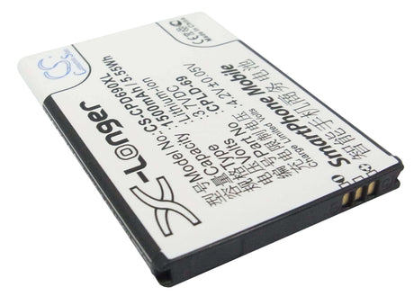 3.7V, Li-ion, 1500mAh, SmartPhone battery fits Coolpad, Cpld-69, 8809, 5.55Wh Mobile, SmartPhone Cameron Sino Technology Limited (Suspended)