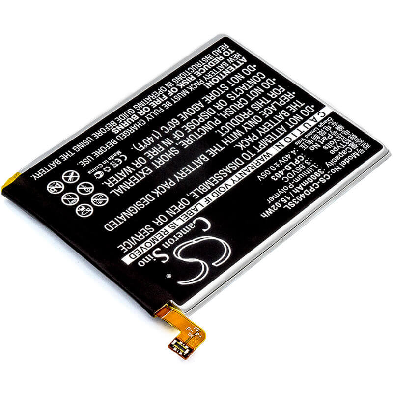 3.85V, Li-Polymer, 3900mAh, SmartPhone battery fits Coolpad, Cpld-403, C106, Cool 1, 15.02Wh Mobile, SmartPhone Cameron Sino Technology Limited (Smartphone)