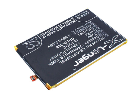 3.8V, Li-Polymer, 2400mAh, SmartPhone battery fits Coolpad, Cpld-368, Fengshang T2, Modena, 9.12Wh Mobile, SmartPhone Cameron Sino Technology Limited (Smartphone)