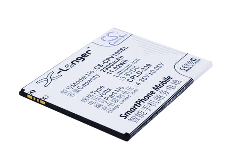 3.8V, Li-ion, 2900mAh, SmartPhone battery fits Coolpad, Cpld-339, V1, V1-c, 11.02Wh Mobile, SmartPhone Cameron Sino Technology Limited (Smartphone)