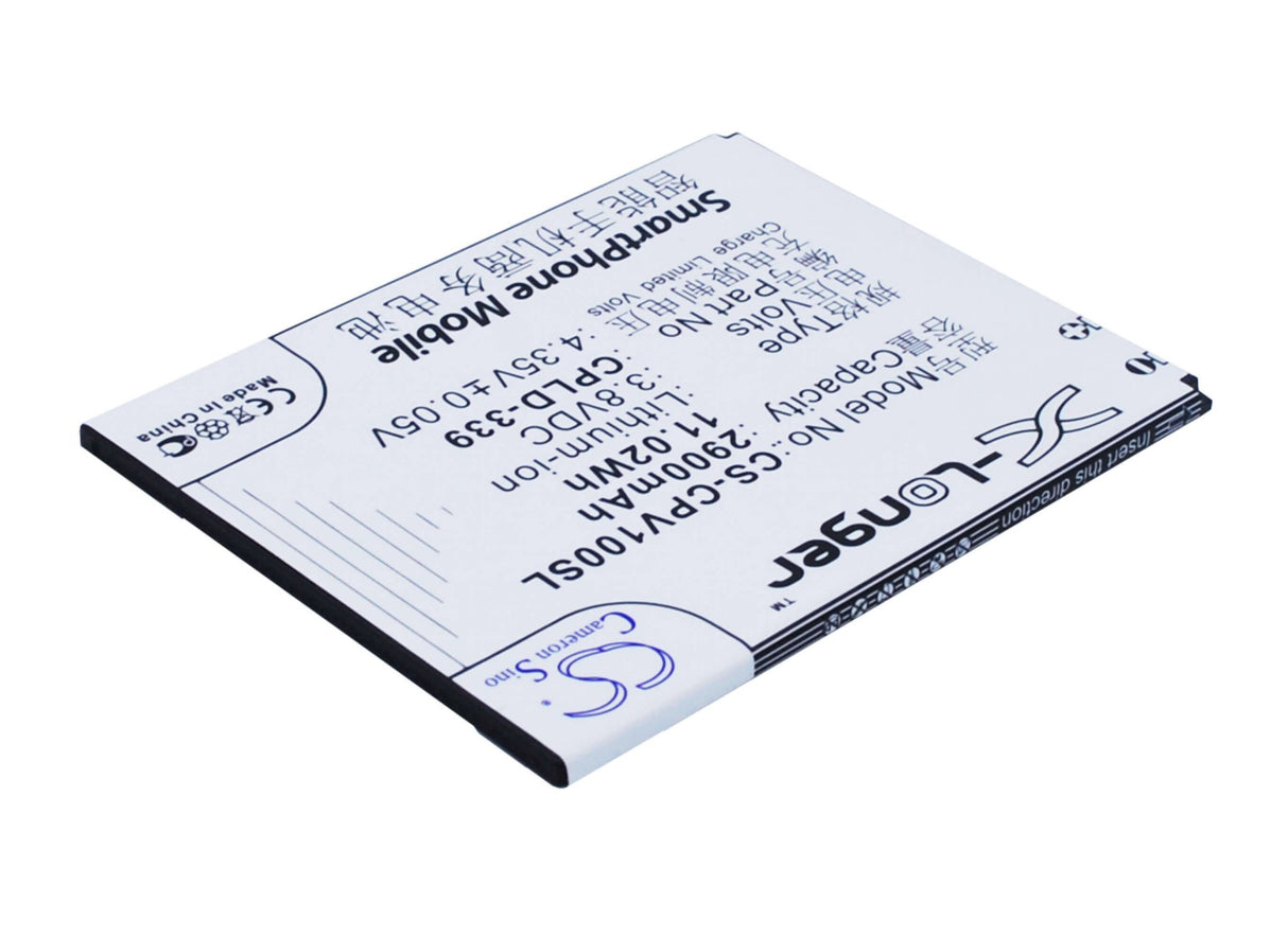 3.8V, Li-ion, 2900mAh, SmartPhone battery fits Coolpad, Cpld-339, V1, V1-c, 11.02Wh Mobile, SmartPhone Cameron Sino Technology Limited (Smartphone)