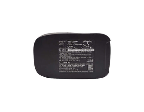 19.20V, Li-ion, 3000mAh, Power Tools battery fits Craftsman, 11371, 101260, 101540, 57.6Wh Power Tools Cameron Sino Technology Limited (Power Tools)