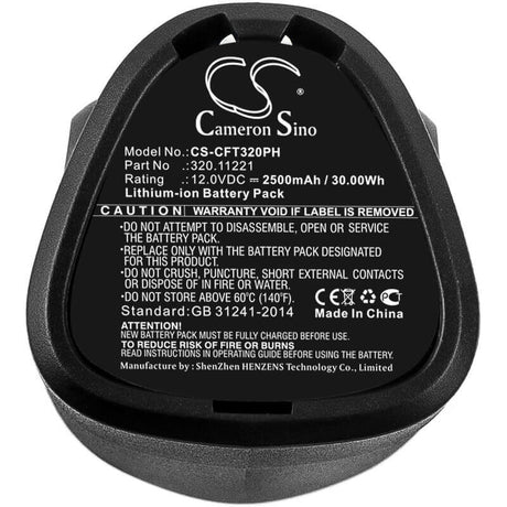 12.0V, Li-ion, 2500mAh, Power Tools battery fits Craftsman, 320.11221, 11221, 9-11221, 30Wh Power Tools Cameron Sino Technology Limited (Power Tools)