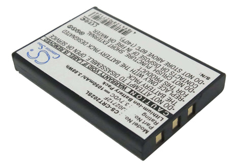 3.7V, Li-ion, 1050mAh, Media Player battery fits Creative, Vado Hd, 3.89Wh Media Player Cameron Sino Technology Limited