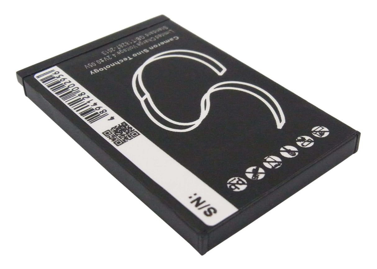 3.7V, Li-ion, 780mAh, Media Player battery fits Creative, 70pd000000039, Zen Micro, Zen Micro 4gb, 2.89Wh Media Player Cameron Sino Technology Limited