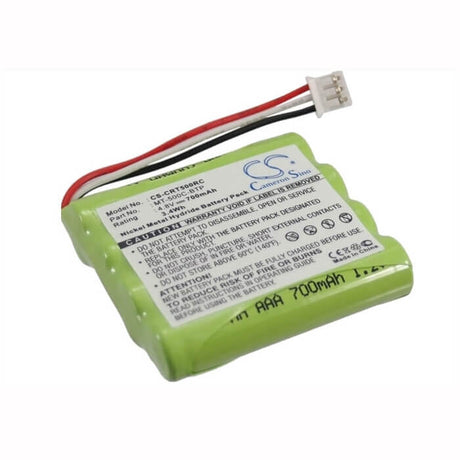 4.8V, Ni-MH, 700mAh, Remote Control battery fits Crestron, Mt-500c, Mt-500c-rf, Tsu6010, 3.36Wh Remote Control Cameron Sino Technology Limited
