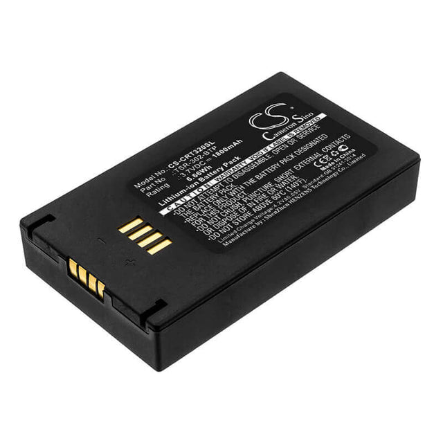 3.7V, Li-ion, 1800mAh, Remote Control battery fits Crestron, Tsr-302, Tsr-302 Handheld Touch Screen, 6.66Wh Remote Control Cameron Sino Technology Limited