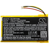 3.8V, Li-Polymer, 2000mAh, Remote Control battery fits Crestron, Tsr-310, Tsr-310 Handheld Touch Screen, 7.6Wh Remote Control Cameron Sino Technology Limited