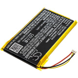 3.8V, Li-Polymer, 2000mAh, Remote Control battery fits Crestron, Tsr-310, Tsr-310 Handheld Touch Screen, 7.6Wh Remote Control Cameron Sino Technology Limited