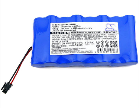 14.4V, Li-ion, 6800mAh, Medical battery fits Drager, Siemens, Critikon Systems, As36059, Dinamap Plus 8710, Dinamap Plus 8720, 97.92Wh Medical Cameron Sino Technology Limited (Medical)