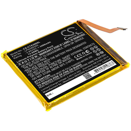 3.85V, Li-Polymer, 3400mAh, SmartPhone battery fits Crosscall, Lpn385350, Action X3, Action-x3, 13.09Wh Mobile, SmartPhone Cameron Sino Technology Limited (Smartphone)