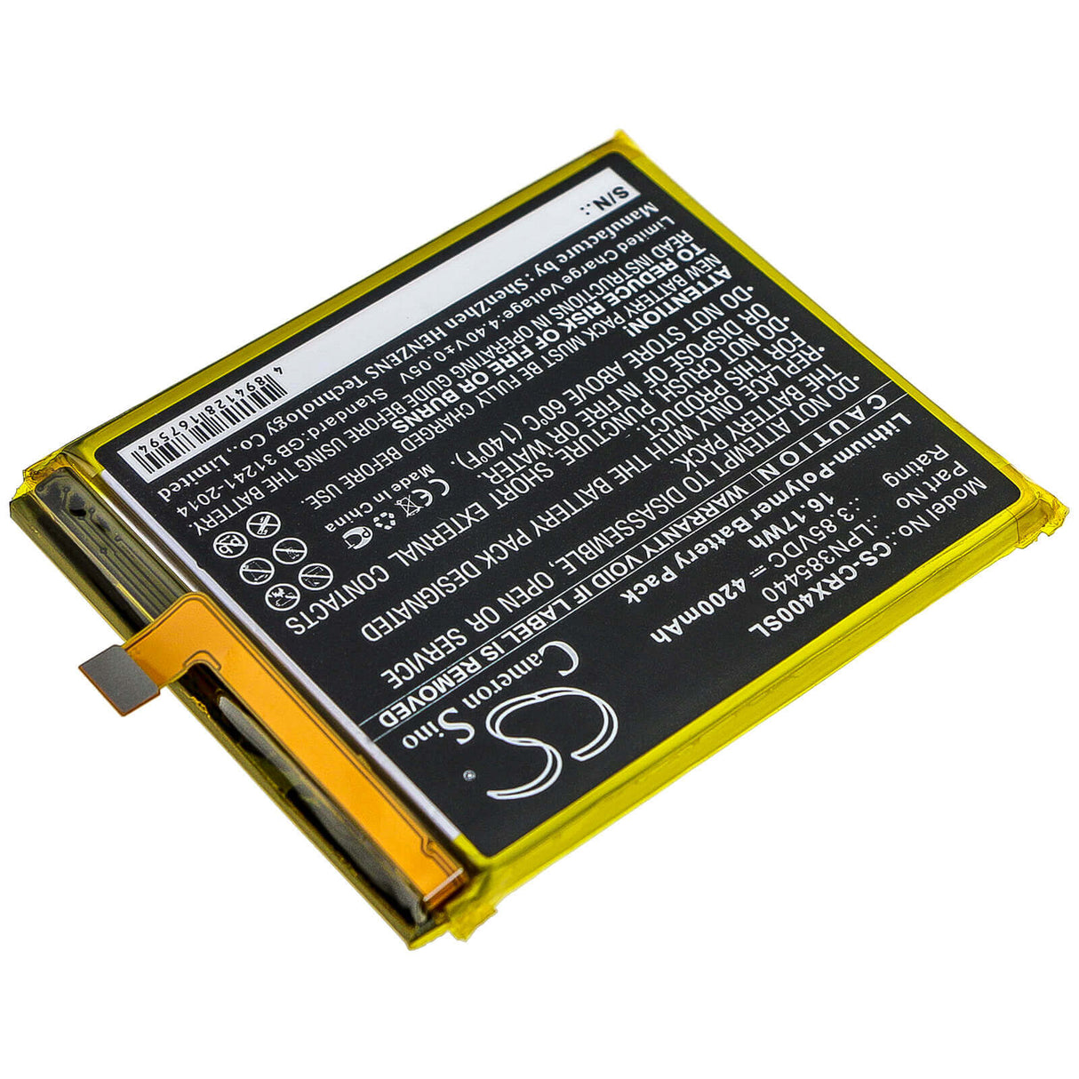 Battery For Crosscall, Trekker X4 3.85v, 4200mah - 16.17wh Batteries for Electronics Cameron Sino Technology Limited (Suspended)