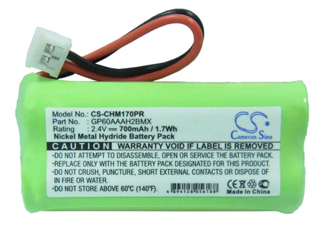 Pager battery For Crystalcall Hme5170a, Hme5170a-ltk 2.4v, 700mah - 1.68wh Pager Cameron Sino Technology Limited