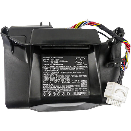 25.6V, Li-ion, 3000mAh, Lawn Mowers battery fits Cub Cadet, Robomow, Wolf Garten, Bat7000b, L.k600, 76.80Wh Lawn Mowers Cameron Sino Technology Limited