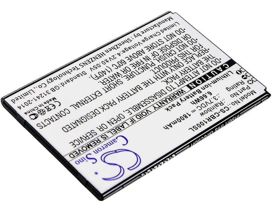 Battery For Cubot, Rainbow 3.8v, 2000mah - 7.60wh Batteries for Electronics Cameron Sino Technology Limited (Suspended)   