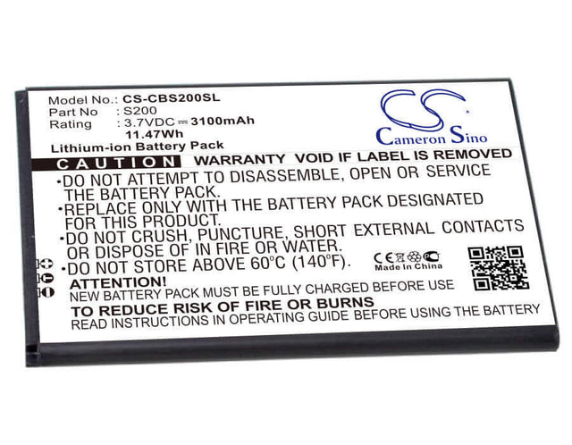 Battery For Cubot, S200 3.7v, 3100mah - 11.47wh Batteries for Electronics Cameron Sino Technology Limited (Suspended)   