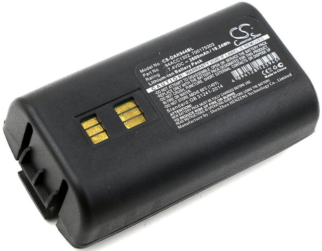 Barcode Scanner Battery For Datalogic, 944501055, 944501056, 944501057 7.4v, 2600mah - 19.24wh Barcode Scanner Cameron Sino Technology Limited