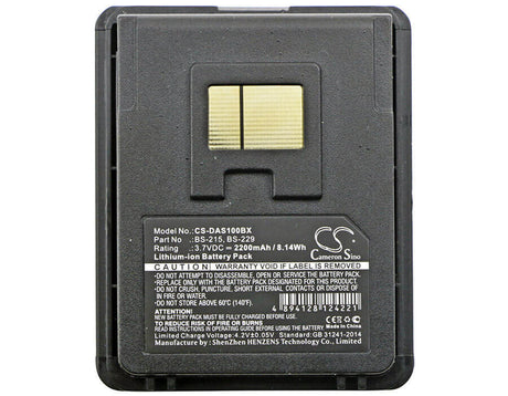 Barcode Scanner Battery For Datalogic, Mobile Scorpio 3.7v, 2200mah - 8.14wh Barcode Scanner Cameron Sino Technology Limited
